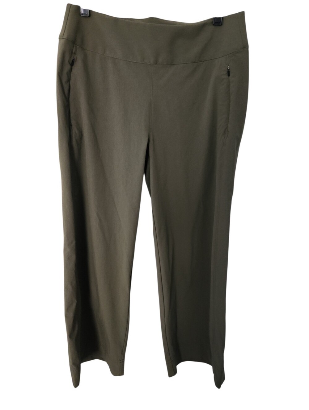 Orvis Womens Wonder Ripstop Ankle Pants Olive Green Hiking Outdoor Size 6